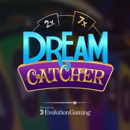 Dream Catcher online game logo by Evolution on dolfwin-casino.com