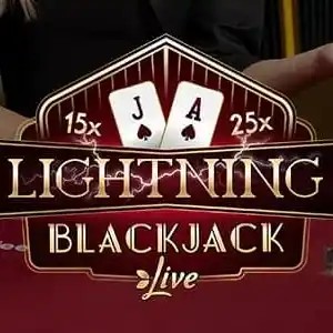 Lightning Blackjack logo – Live Dealer by Evolution at Dolfwin