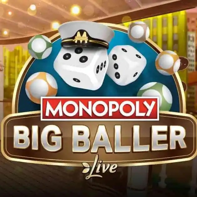 MONOPOLY Big Baller slot visual from Evolution available on dolfwin-casino.com