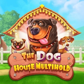 The Dog House Multihold online game logo by Pragmatic Play on dolfwin-casino.com